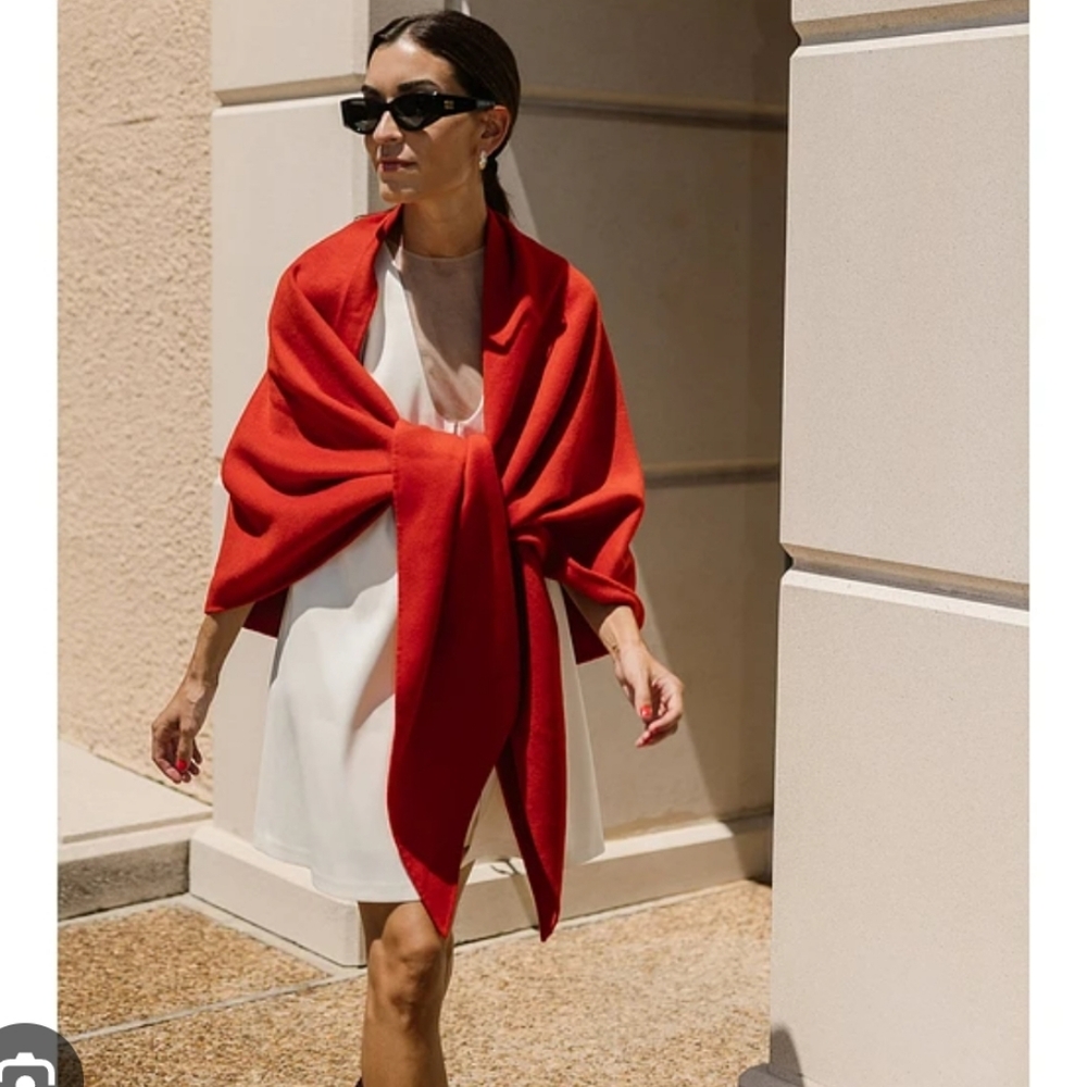 ISO Red Wrap Elizabeth Damrich Collab
